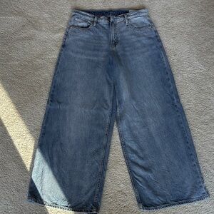 GAP Blue Baggy Mid Rise Ultrasoft denim jeans